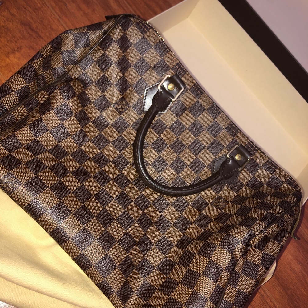 VINTAGE SPEEDY 30 LOUIS VUITTON CHECKER BAG